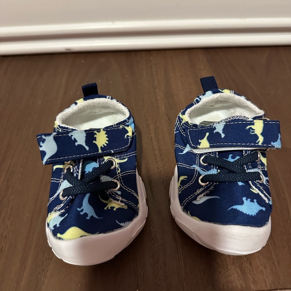 Blue Dinosaur Kids Shoes